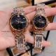 Perfect Replica Longines Rose Gold Case White Dial Quartz Couple Watch (9)_th.jpg